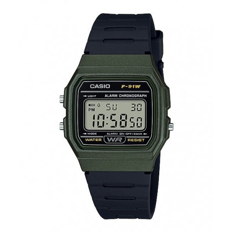 Reloj Retro Unisex CASIO F-91WM-3AEF