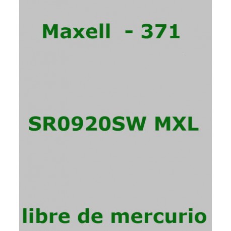 PILA MAXELL       SR0920SW