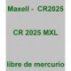 PILA MAXELL       CR2025-B5