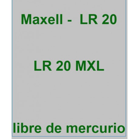 PILA MAXELL       LR20-B2