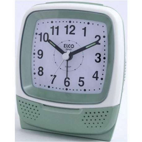 Despertador Silencioso ELCO EA47-VERDE