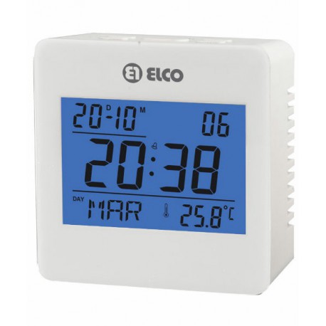 Despertador digital ELCO ED60-BLANCO