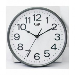 Reloj Pared Silencioso ELCO EP65R-PLATA