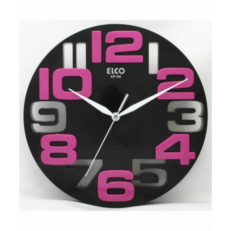 Reloj Pared ELCO EP64-NEGRO