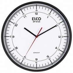 Reloj Pared Silencioso ELCO EP6125-NEGRO